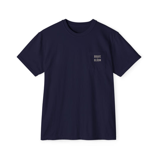 Men's Brave & Bloom Logo Pocket T-Shirt