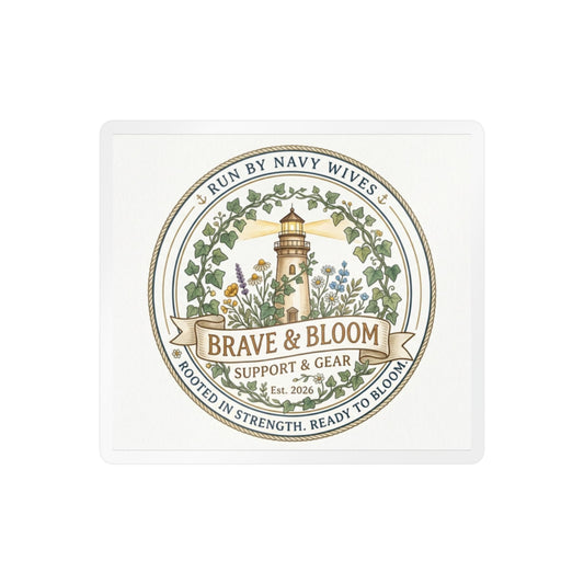 Brave & Bloom Support & Gear Kiss-Cut Vinyl Sticker
