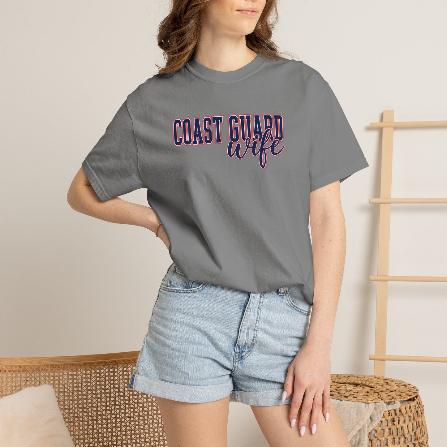Coast Guard Wife T-Shirt — Military Spouse Tee