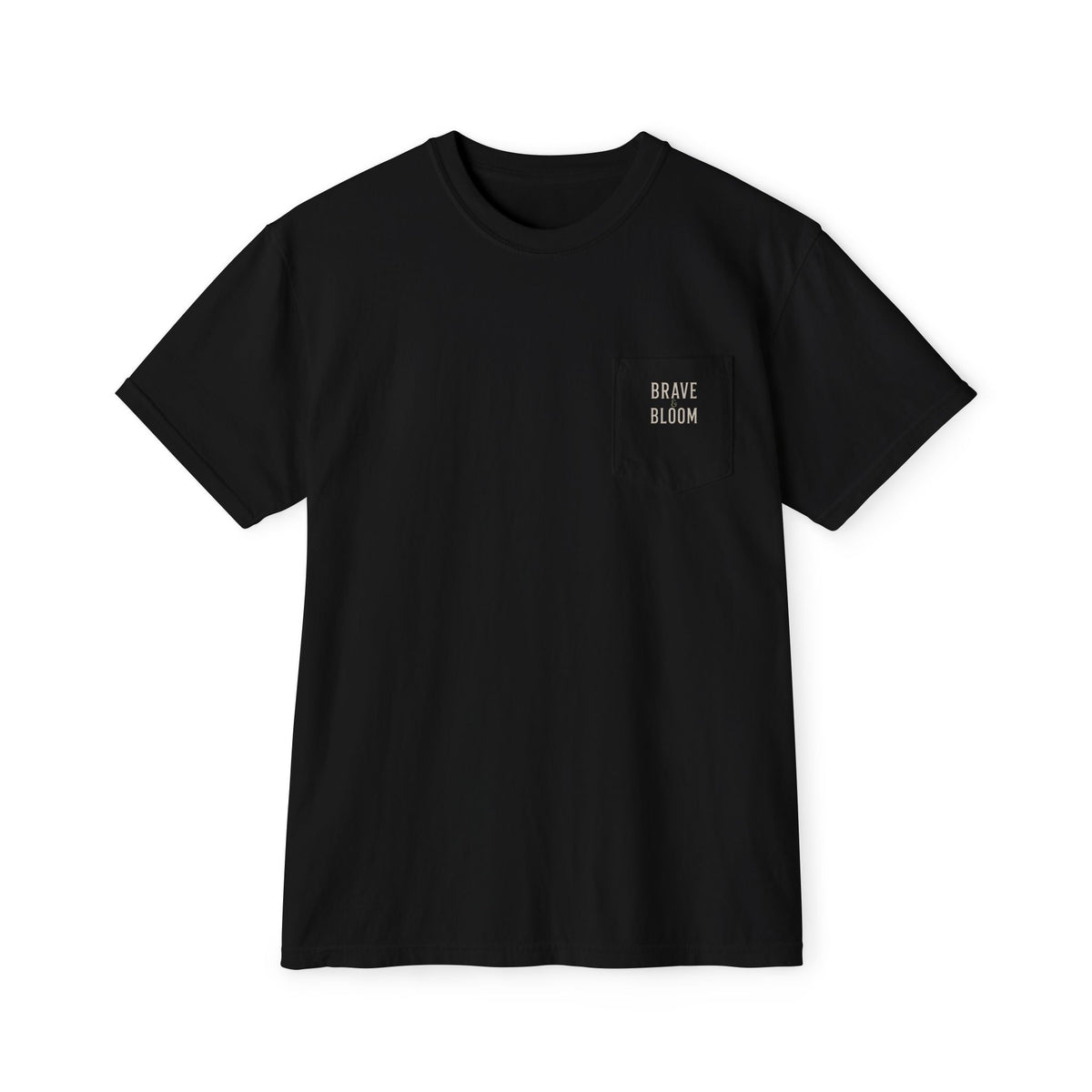 Men's Brave & Bloom Logo Pocket T-Shirt