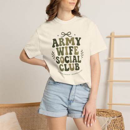 Army Wife Social Club T-Shirt