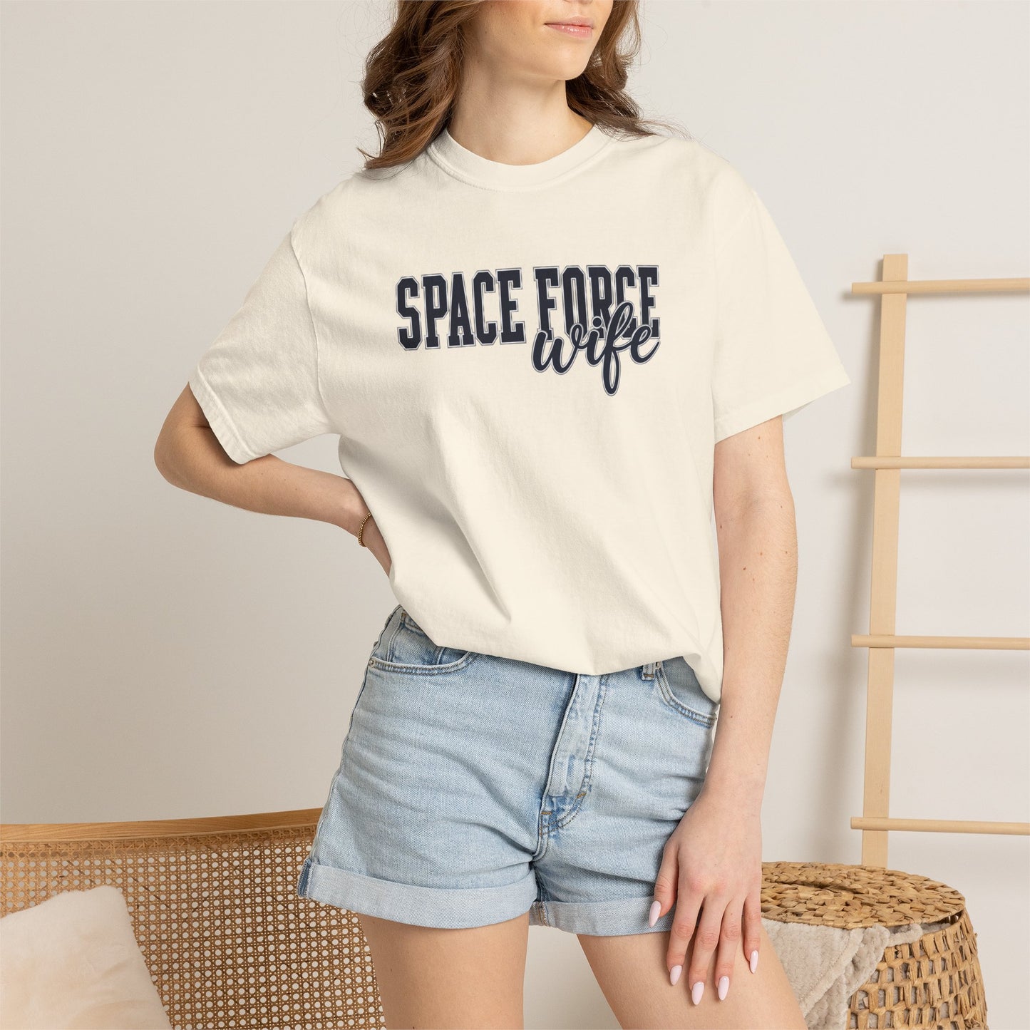 Space Force Wife T-Shirt — Military Spouse Tee