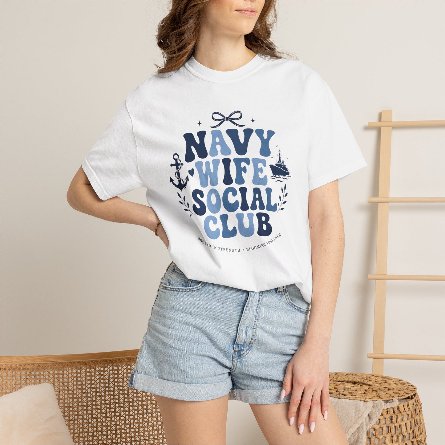 Navy Wife Social Club T-Shirt
