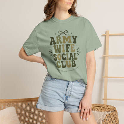 Army Wife Social Club T-Shirt