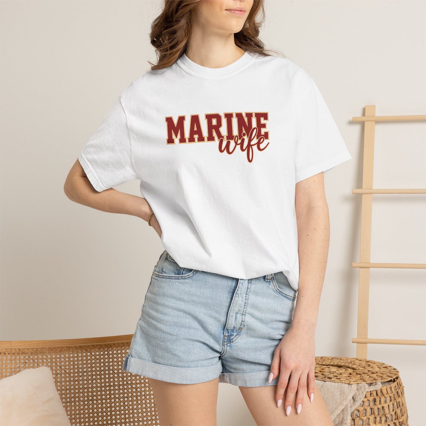 Marine Wife T-Shirt — Military Spouse Tee