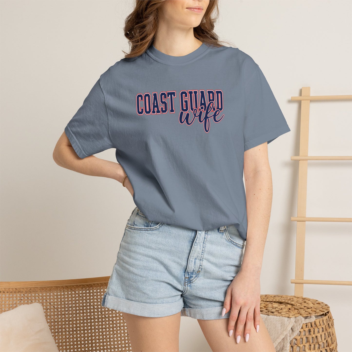Coast Guard Wife T-Shirt — Military Spouse Tee