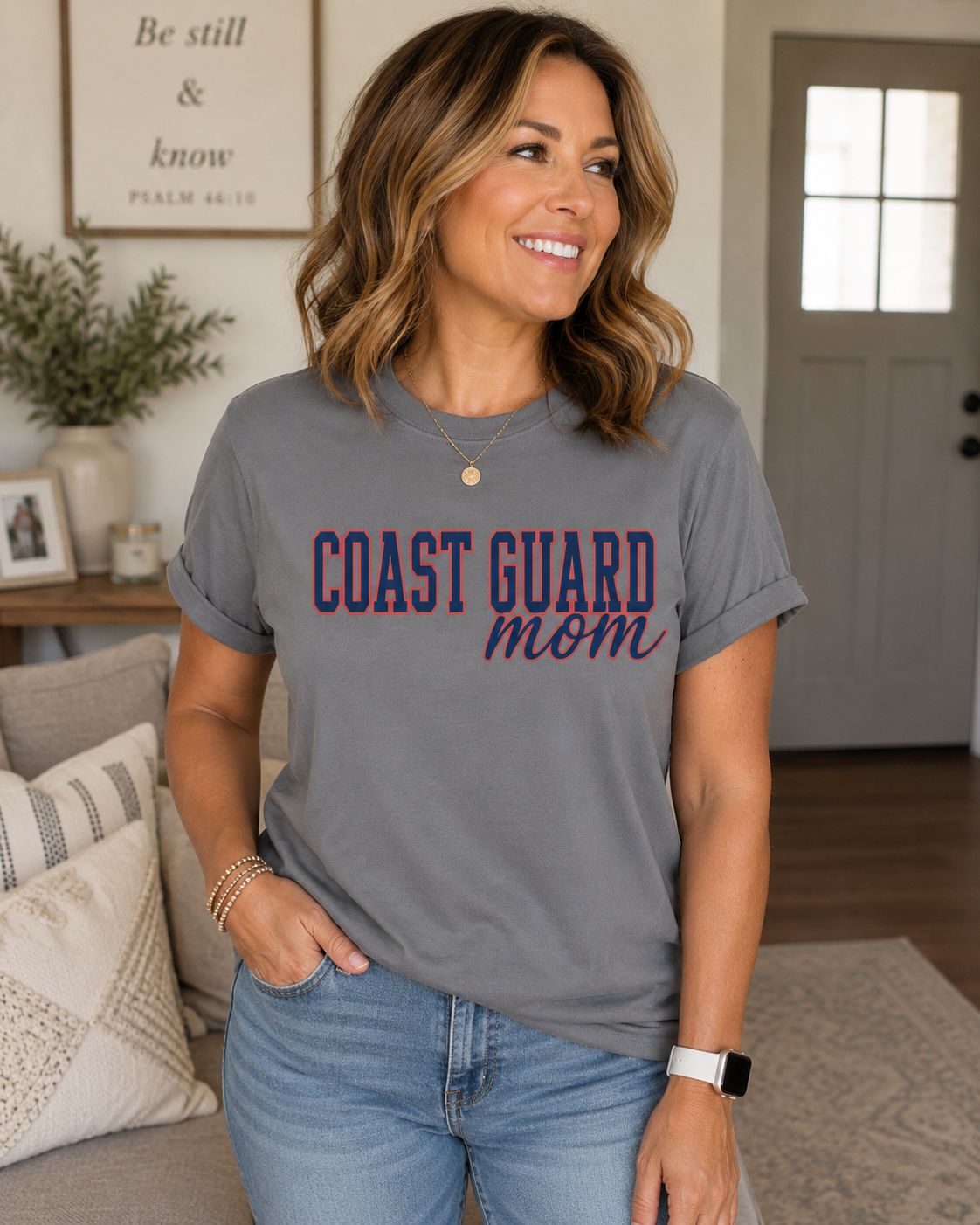 Coast Guard Mom T-shirt
