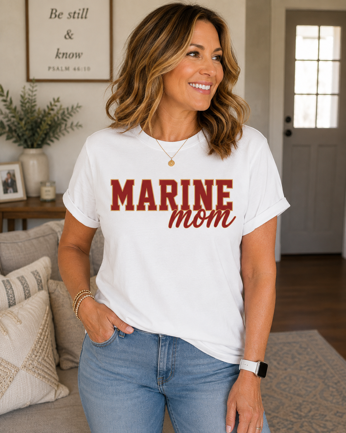 Marine Mom T‑Shirt