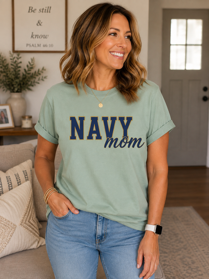 Navy Mom T-Shirt