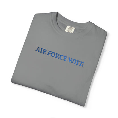 Air Force Wife Embroidered T-Shirt — Military Spouse Tee