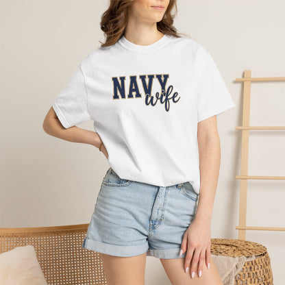 Navy Wife T-Shirt — Military Spouse Tee