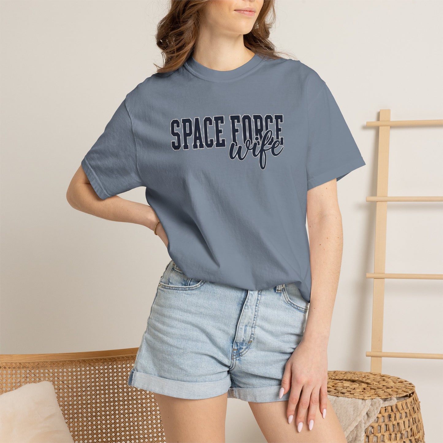 Space Force Wife T-Shirt — Military Spouse Tee