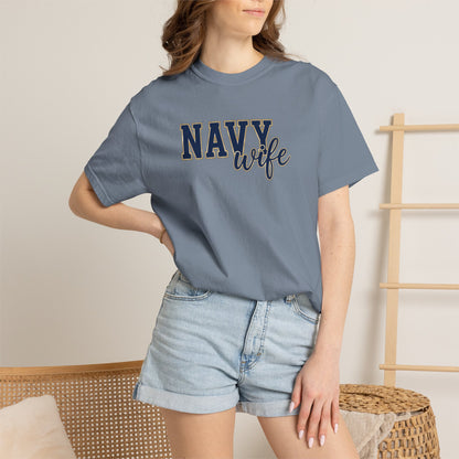 Navy Wife T-Shirt — Military Spouse Tee