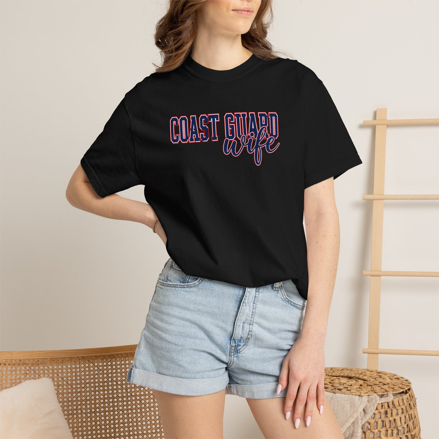 Coast Guard Wife T-Shirt — Military Spouse Tee