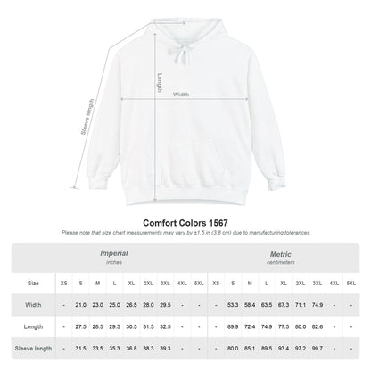 Military Wife Pink Lettering Comfort Colors® Hoodie