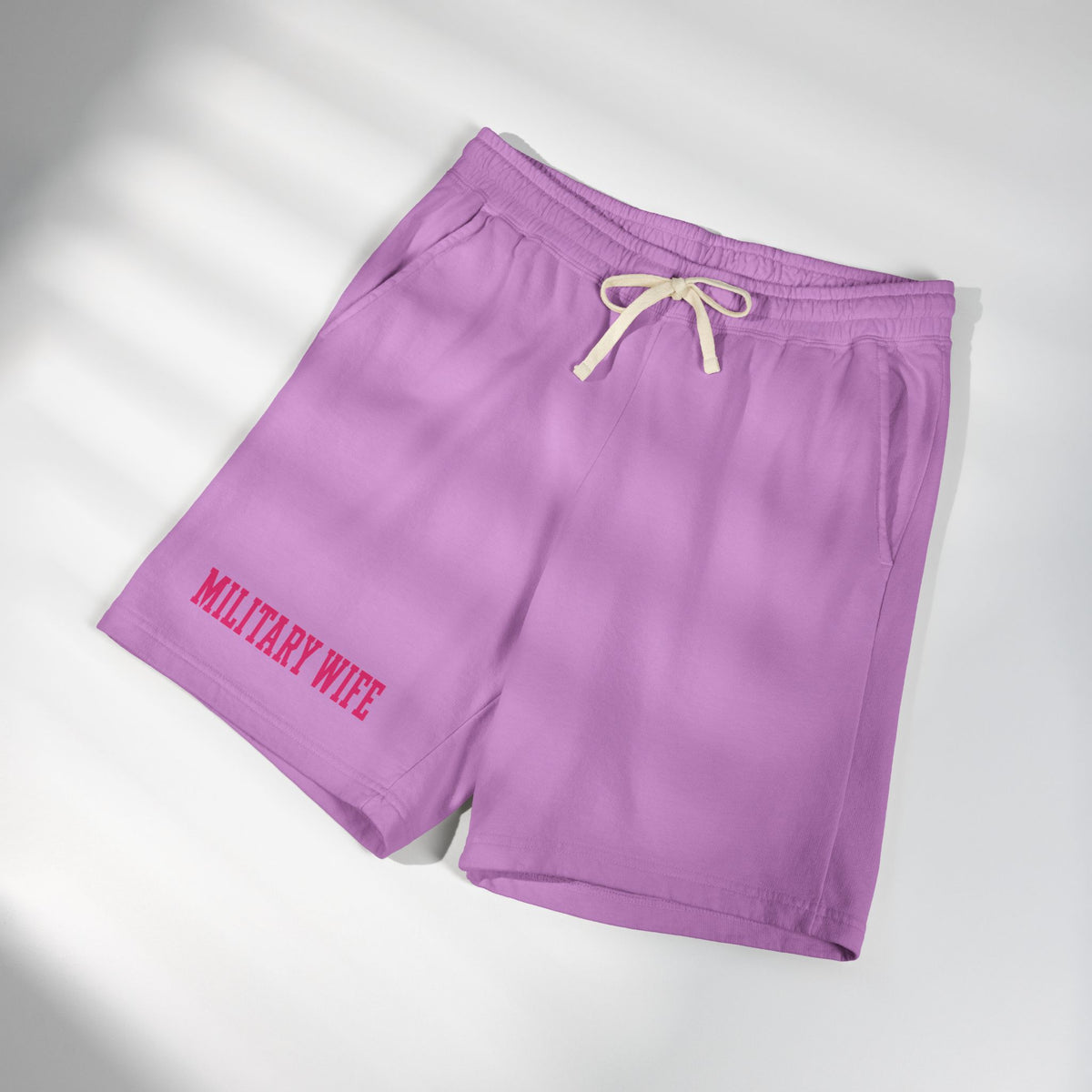 Unisex Garment-Dyed Lightweight Fleece Sweat Shorts