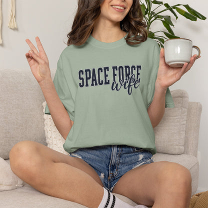 Space Force Wife T-Shirt — Military Spouse Tee