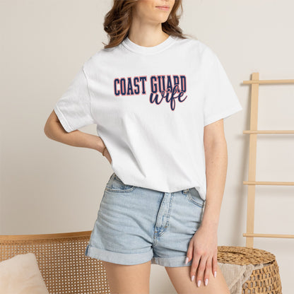 Coast Guard Wife T-Shirt — Military Spouse Tee