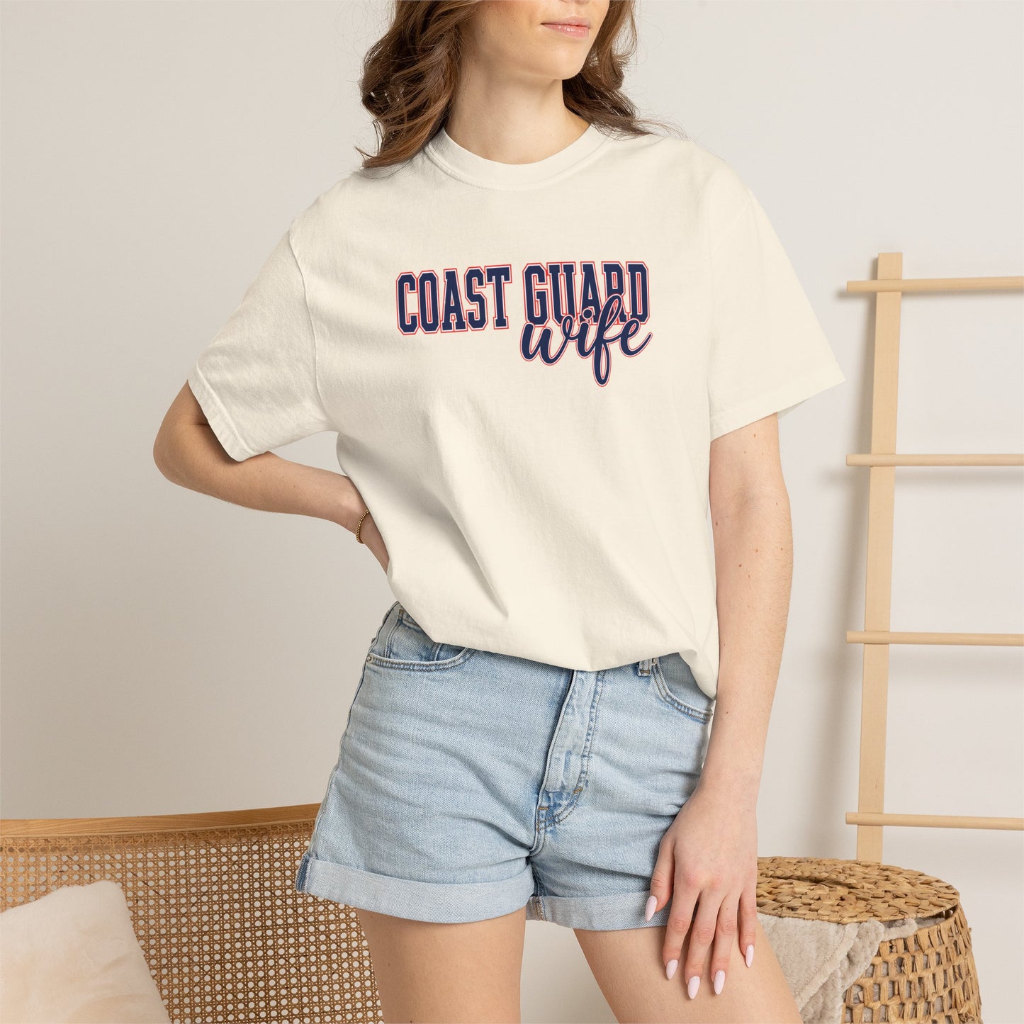 Coast Guard Wife T-Shirt — Military Spouse Tee