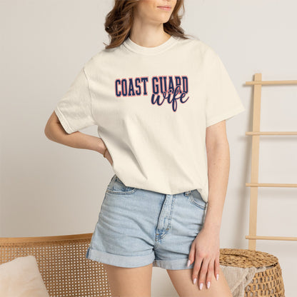 Coast Guard Wife T-Shirt — Military Spouse Tee
